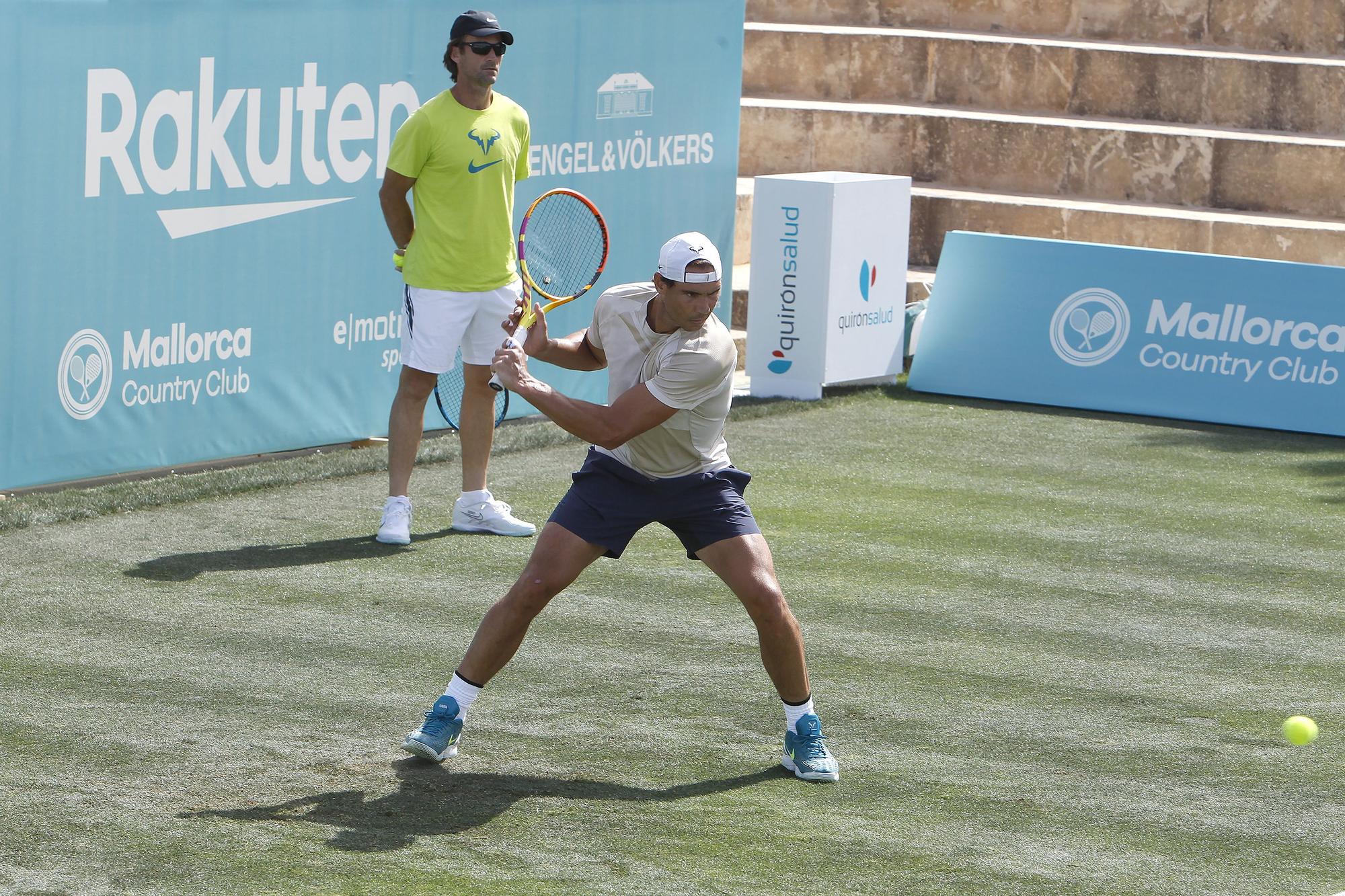 Rafa Nadal viajará el lunes a Wimbledon; así se ha estado preparando