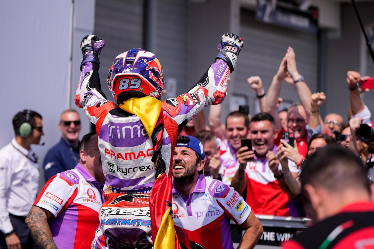 Martín torna a mossegar Bagnaia a Alemanya Martín torna a mossegar Bagnaia a Alemanya