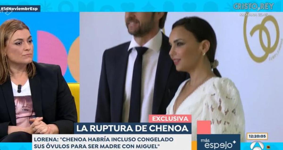 Lorena Vázquez en 'Espejo Público' desvela los problemas de un posible embarazo de Chenoa