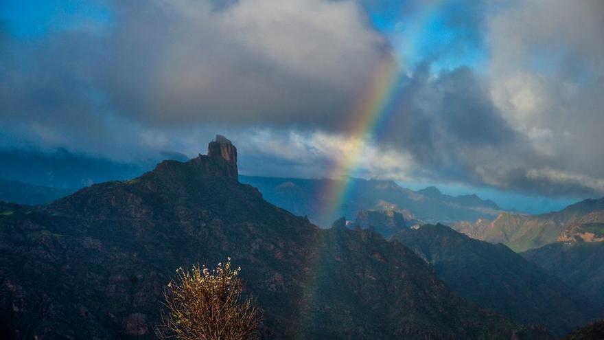 Nieva en la cumbre de Gran Canaria