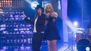 Seila Álvarez y Marta Sánchez en HIT. La canción