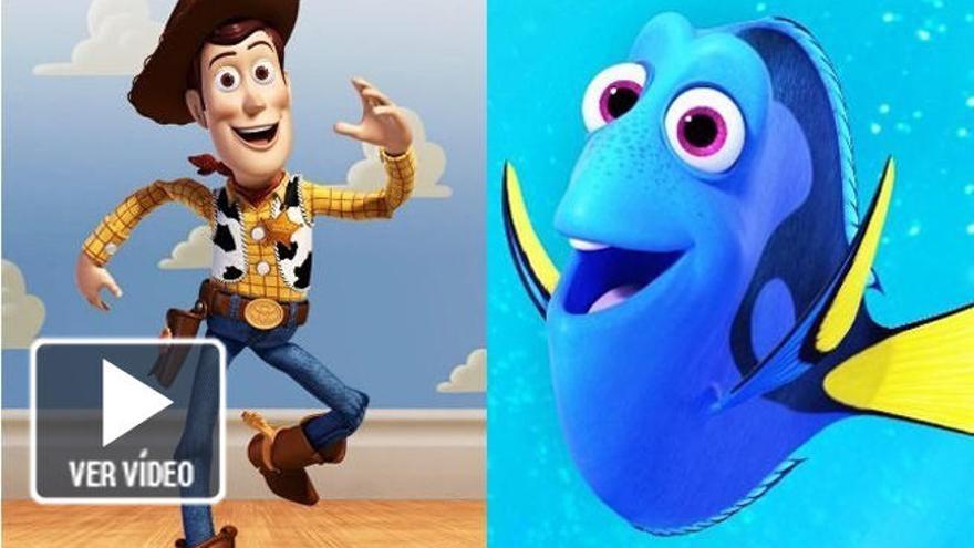 Imagen de los personajes de Pixar.