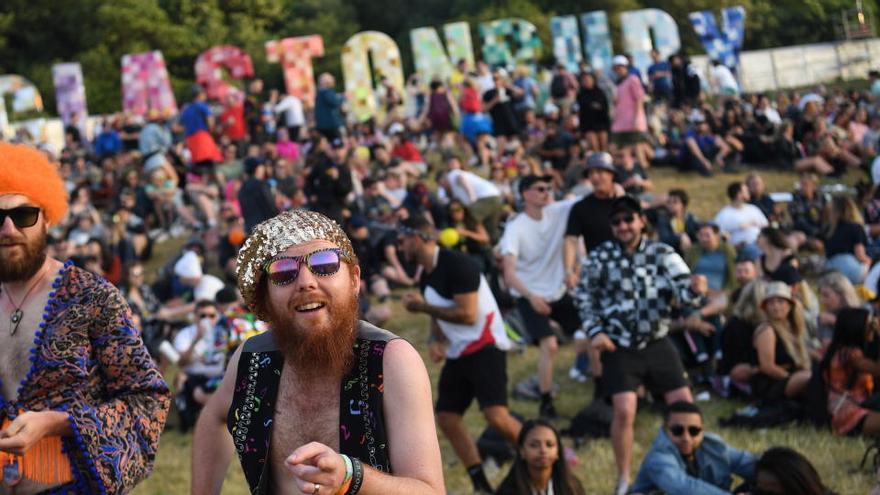 Una imagen del festival de Glastonbury.