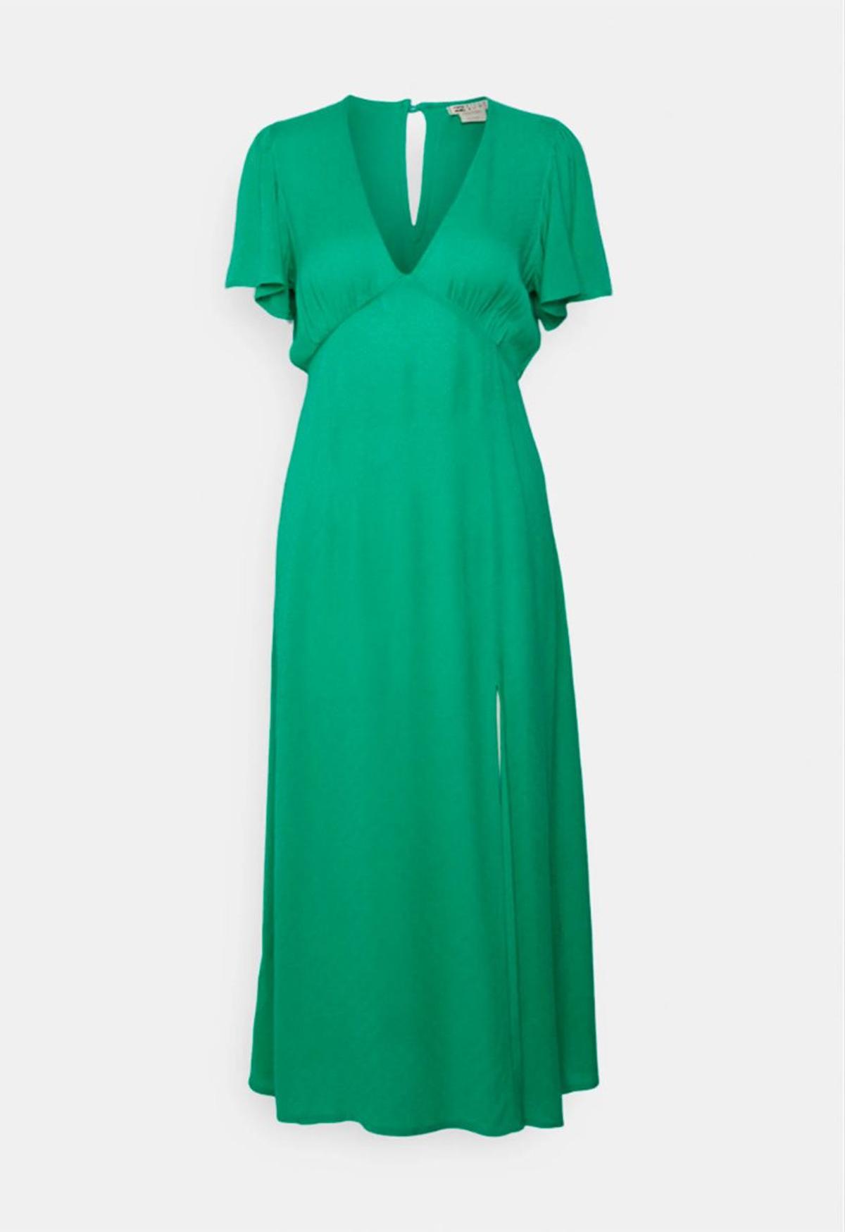 'Verde clickbait': vestido largo escotado