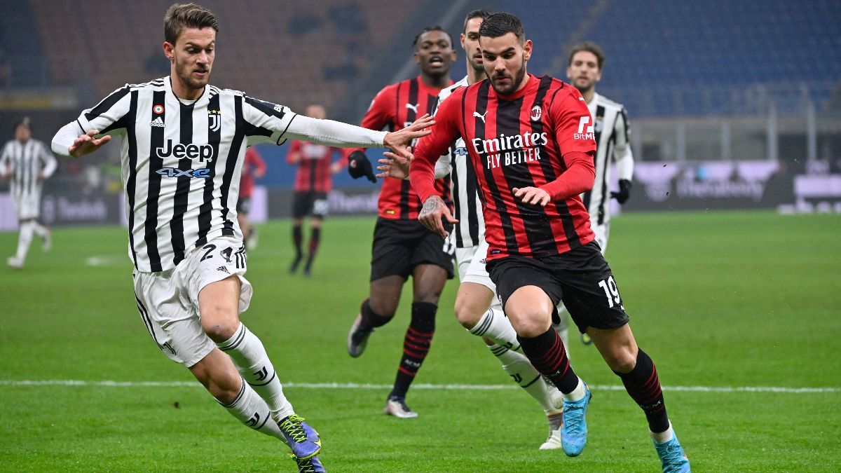 Theo Hernández, en un partido contra la Juventus