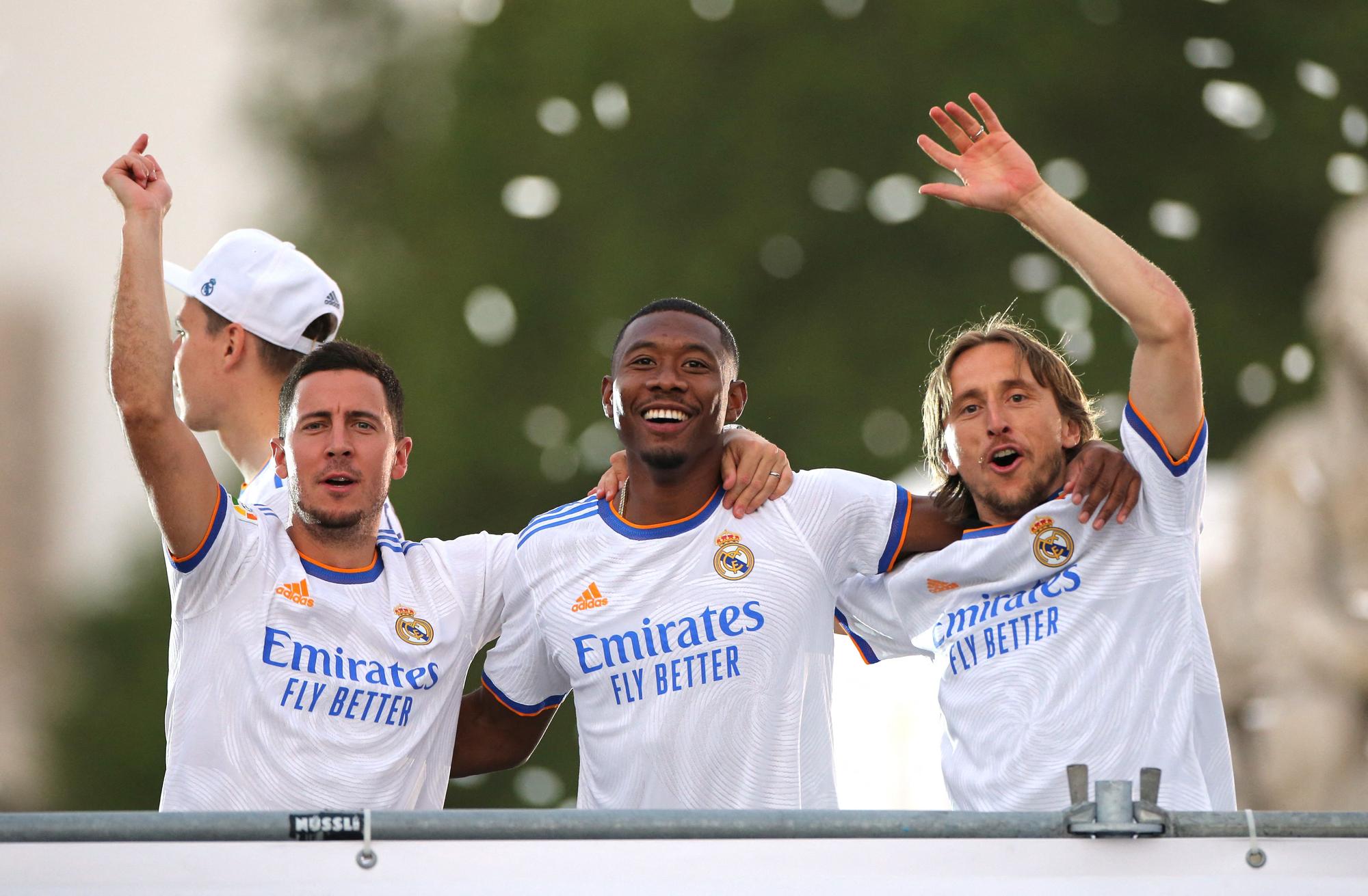 LaLiga - Real Madrid fans celebrate winning LaLiga