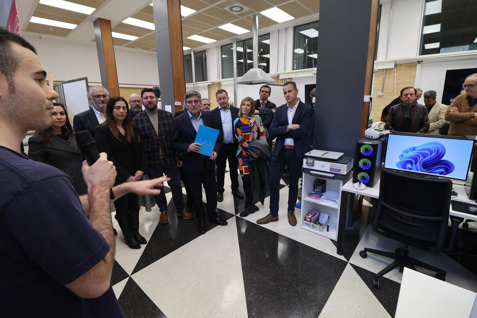 Inauguración del Laboratorio Digital en la UPV de Alcoy