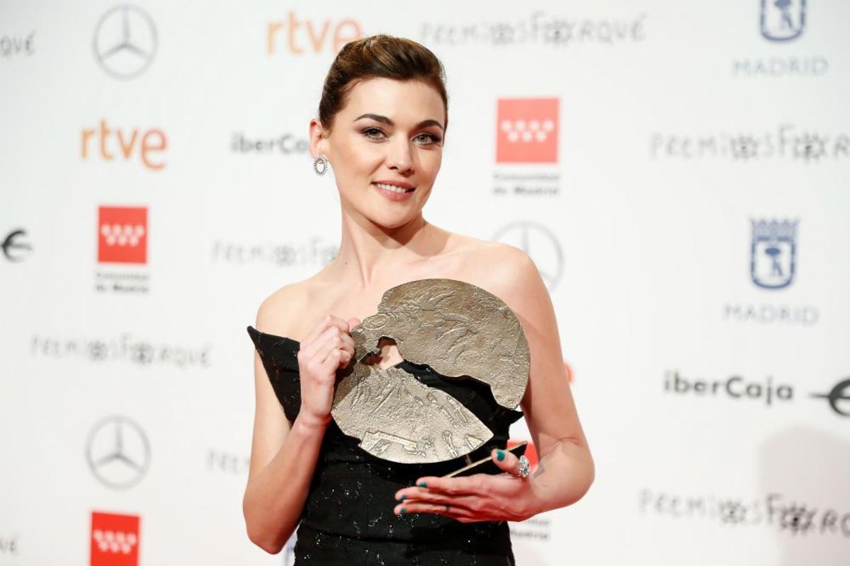 Marta Nieto, ganadora del premio a la mejor actriz en los Premios Forqué