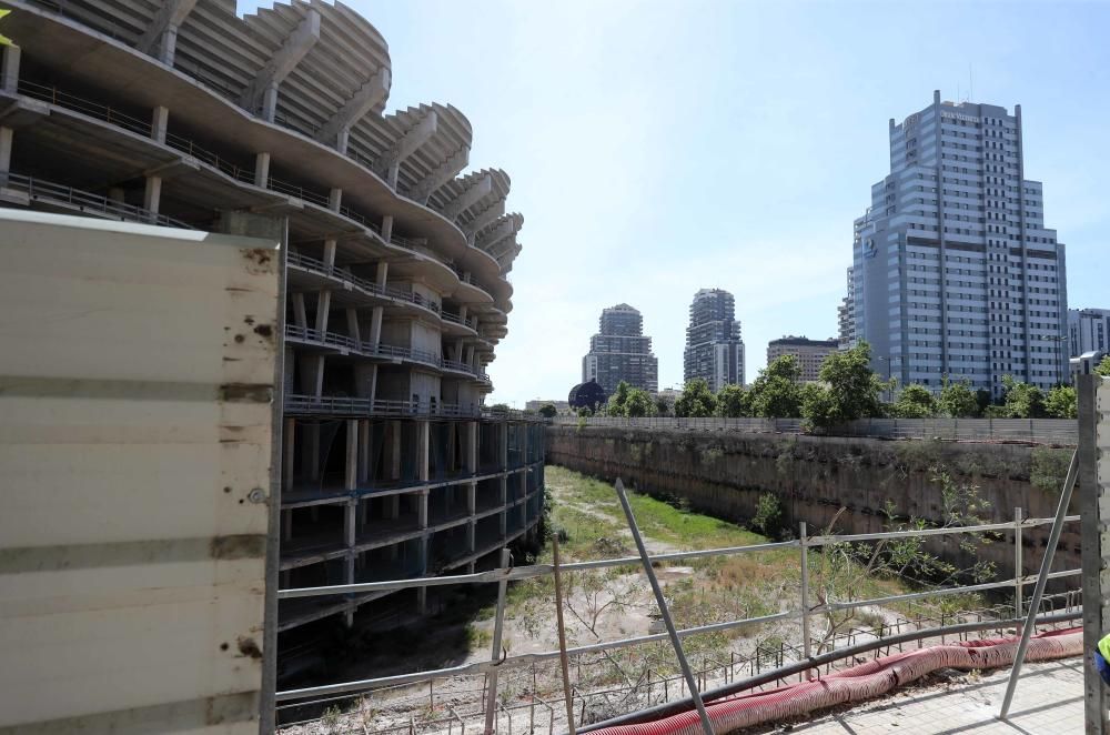 Las imágenes de las obras del nuevo Mestalla