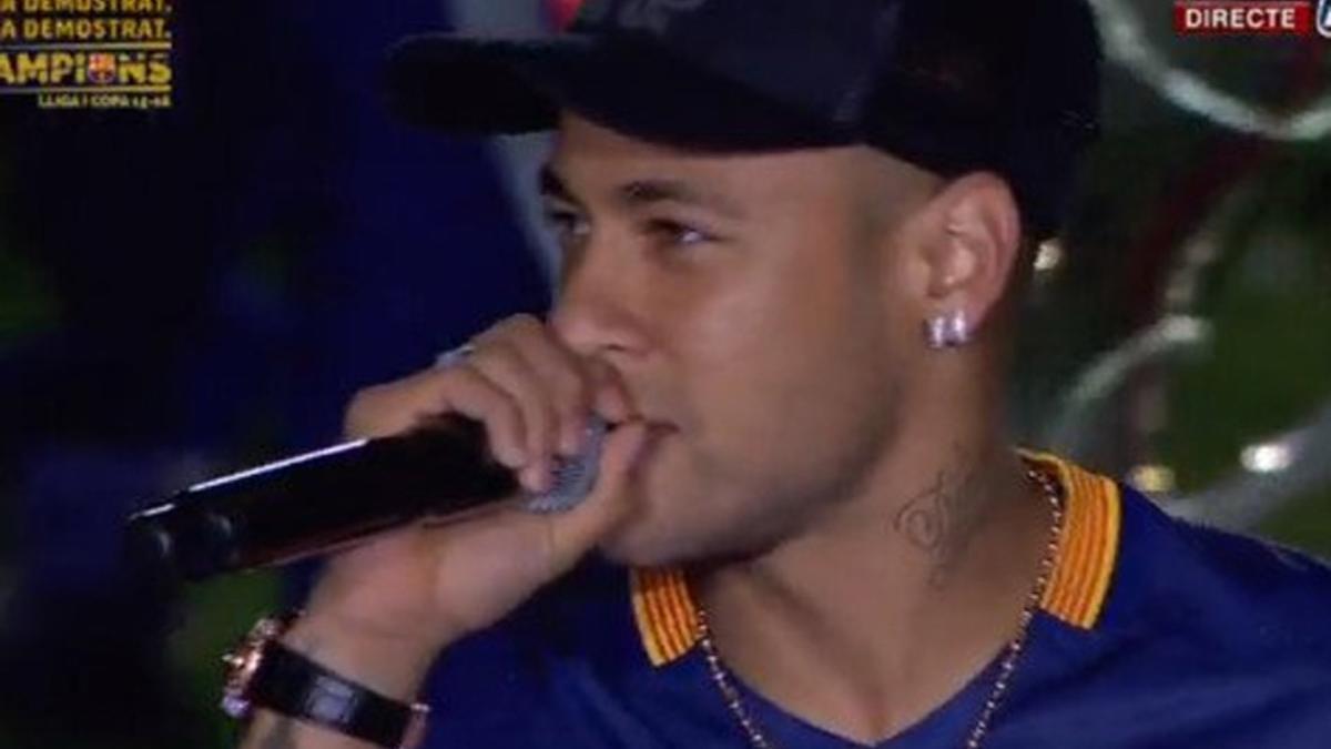 Neymar asegura estar feliz en el Barça