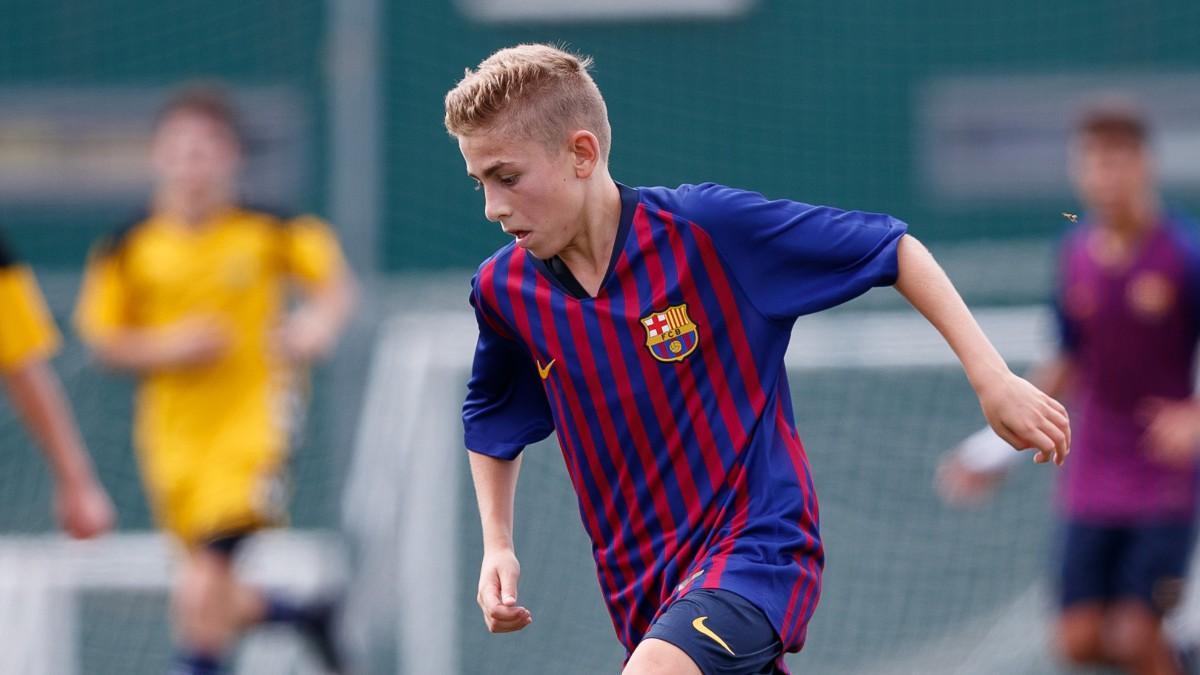 Fermín era el jugador más bajo del Cadete A