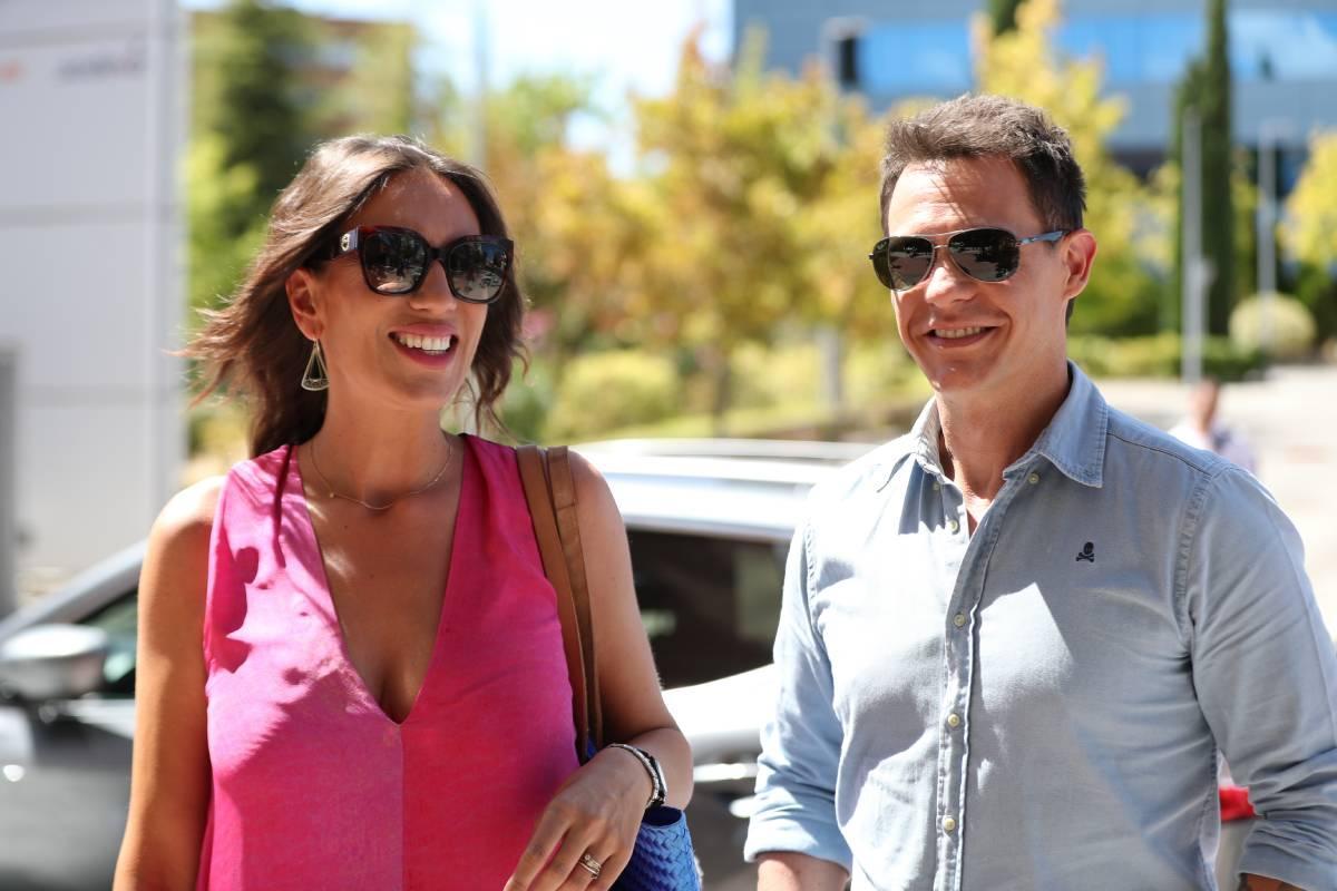 Patricia Pardo y Christian Gálvez tras comunicar la espera de su primer hijo juntos