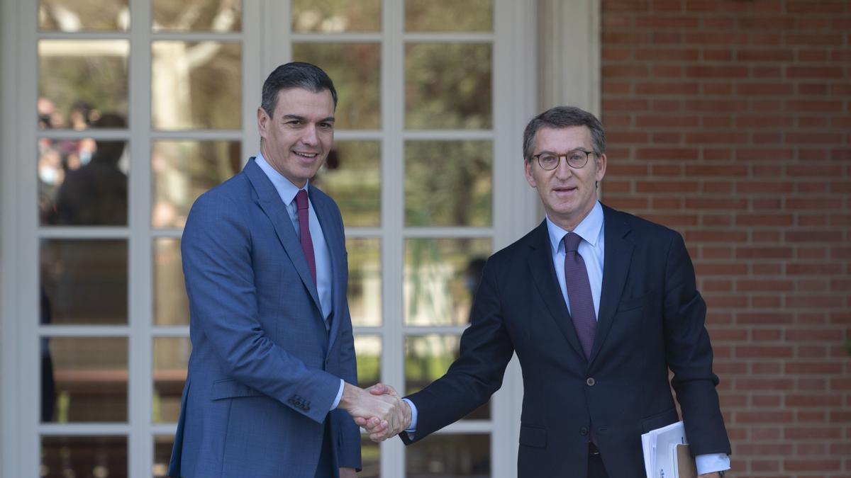 Pedro Sánchez y Alberto Núñez Feijóo.