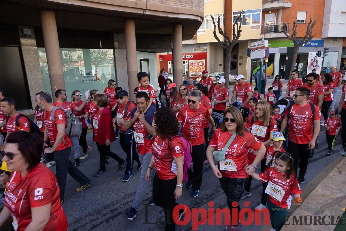 Marcha de la ONG Delwende en Caravaca