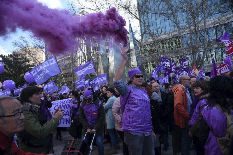 Concentraciones por el 8-M en Zaragoza