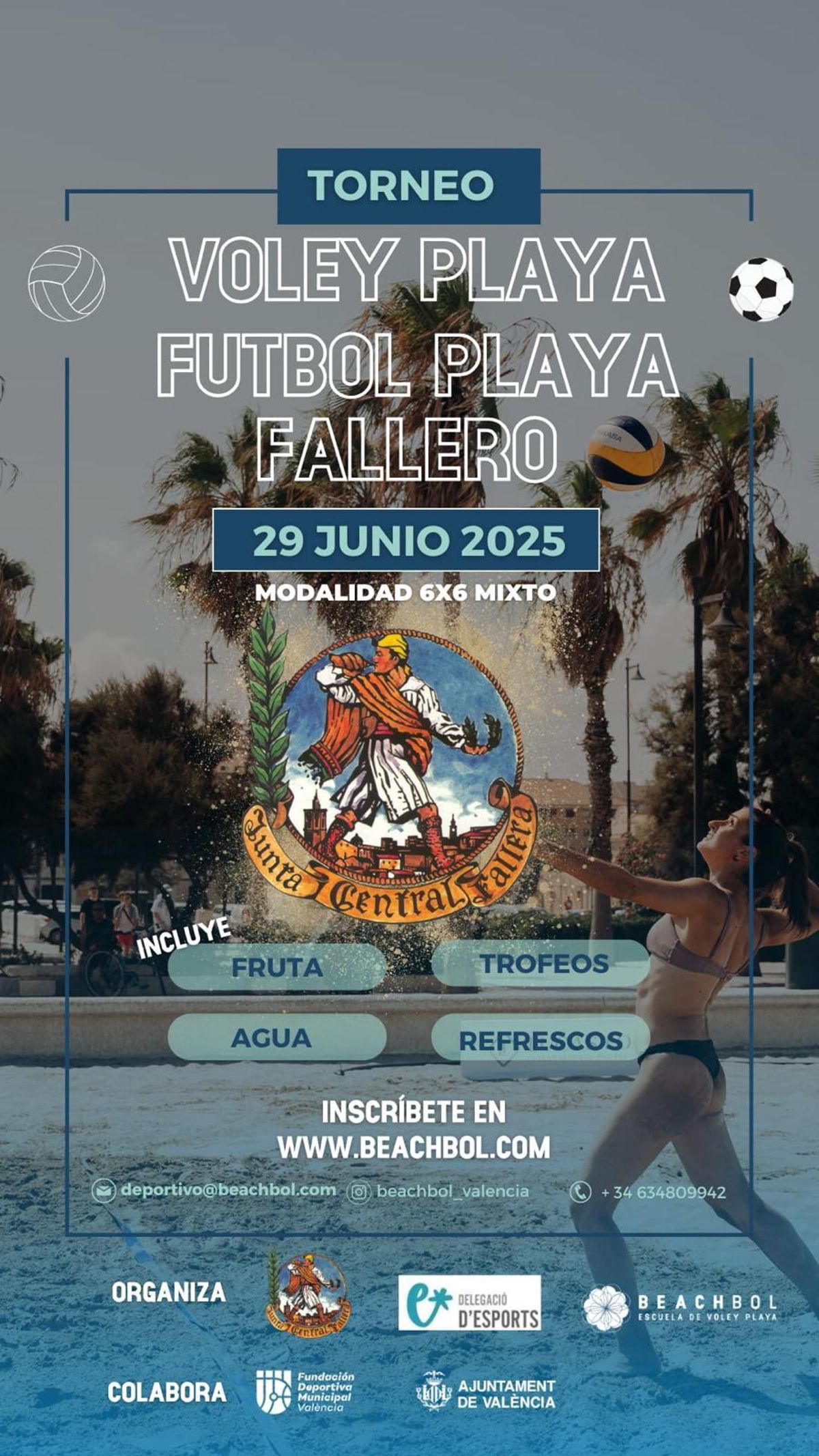 Cartel del nuevo campeonato de voley playa