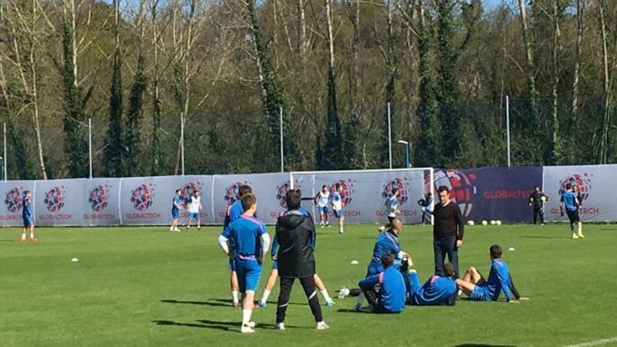 Entrenamiento del Real Oviedo