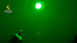 Denunciado por apuntar con un láser modificado a aeronaves y a personas en Agoncillo