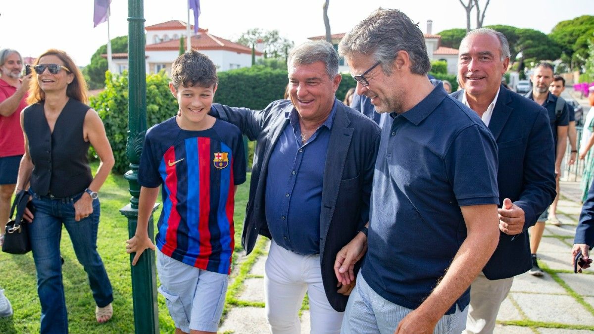 Joan Laporta durante el acto celebrado en S'Agaró