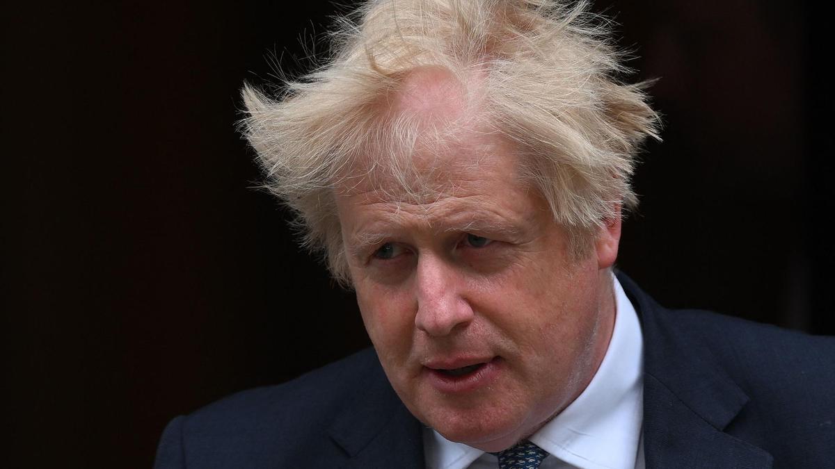 El primer ministre britànic, Boris Johnson, a Downing Street