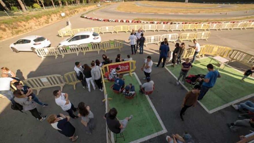 Uno de los cursos realizados en el Circuito de A Pastoriza. PTC ESCUELA