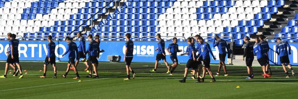 Última sesión antes de medirse al Eibar