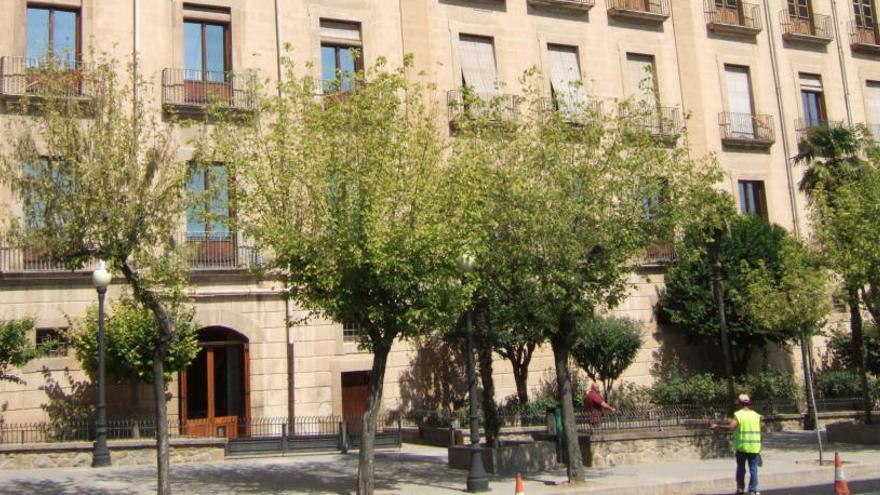 Els jardins del Palau Episcopal de Solsona