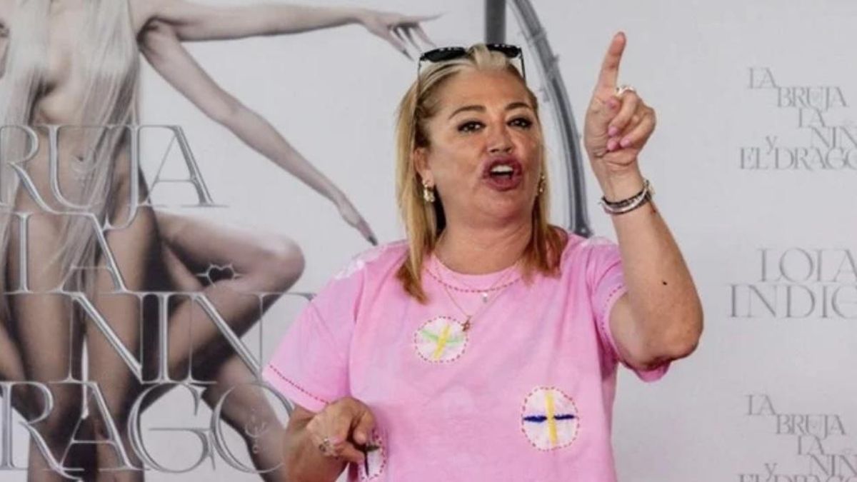 Belén Esteban, en el concierto de Lola Índigo