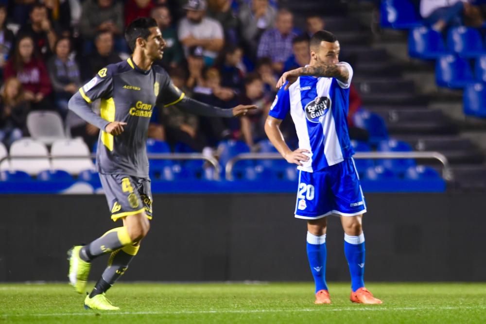 El Dépor cae goleado ante Las Palmas