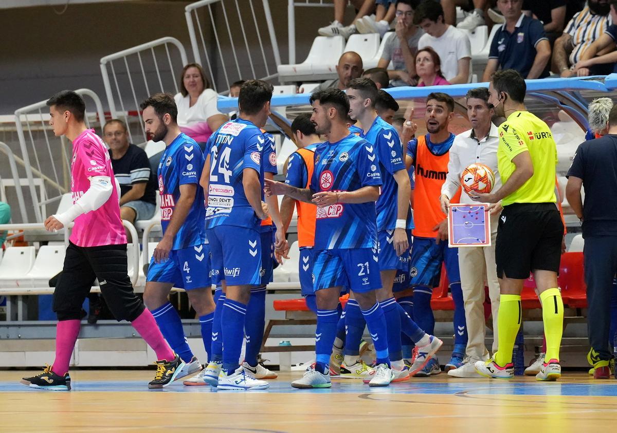 Partido entre el Bisontes Castellón y El Ejido en el Ciutat de Castelló.