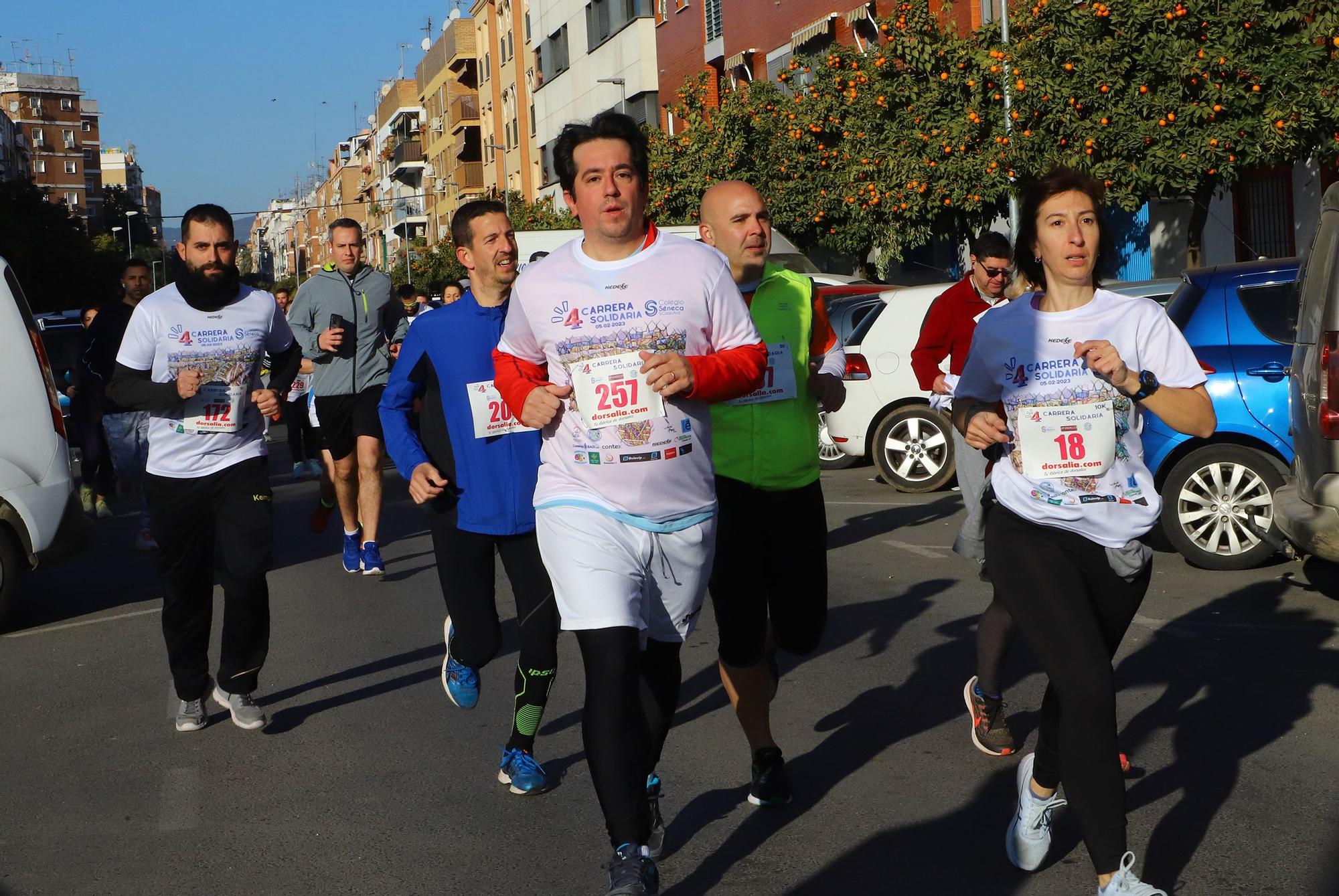 Carrera solidaria a favor del banco de alimentos de la parroquia de Fátima.