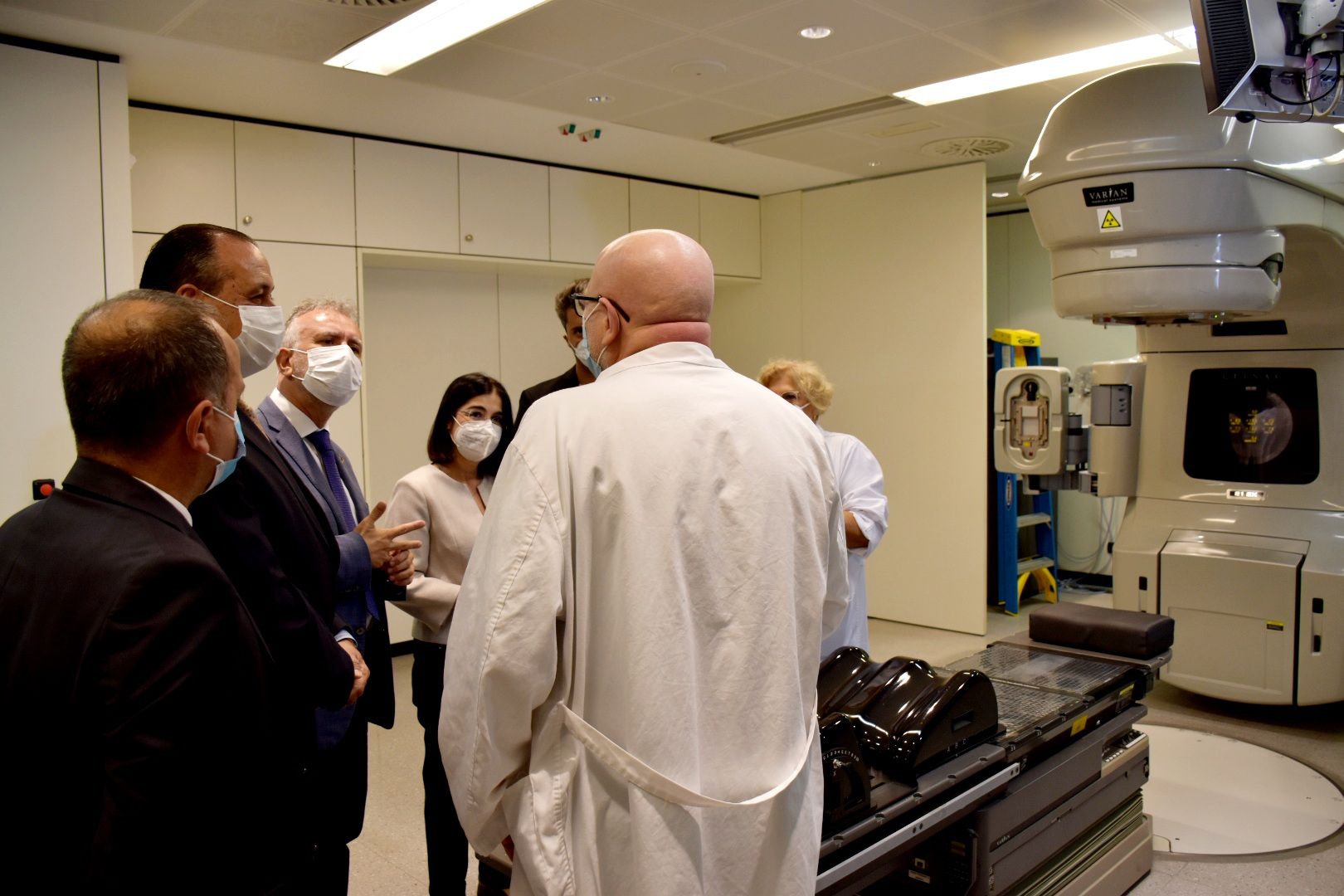 Visita de la Ministra de Sanidad, Carolina Darias, al Hospital Universitario de Canarias (HUC)