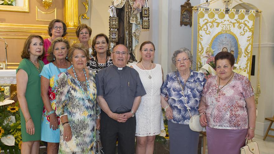 Integrantes de la Asociación Virgen del Carmen