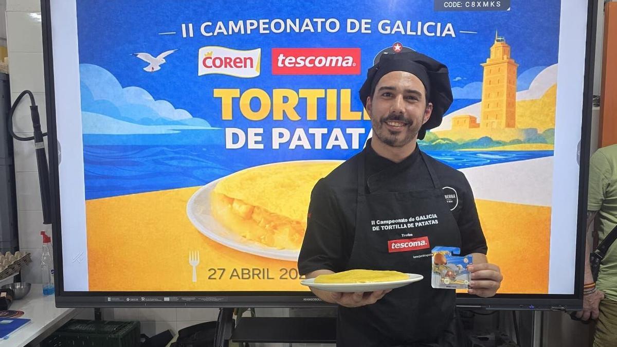 La Taberna da Galera de A Coruña gana el segundo Campeonato de Galicia de Tortilla de Patatas