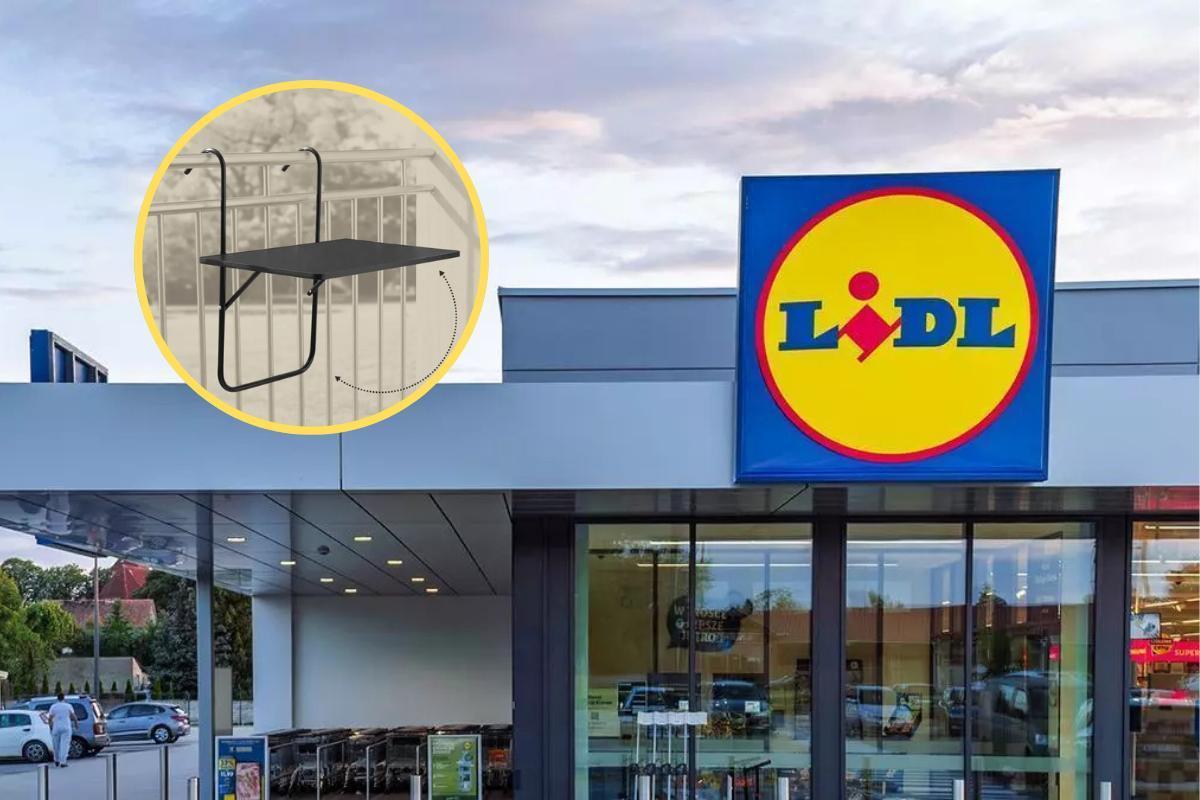 La mesa colgante para balcón llega a Lidl.