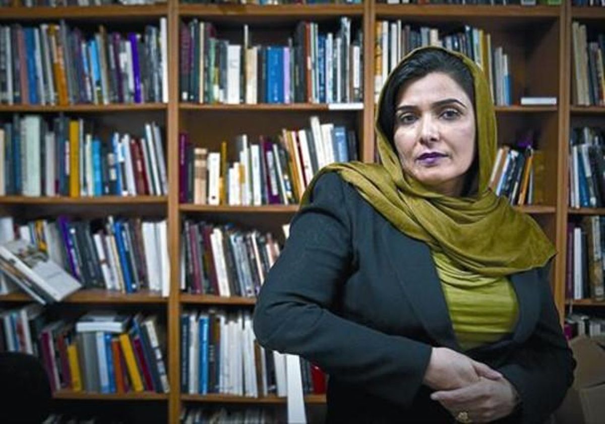 Suraya Pakzad, dimecres passat a Barcelona. Suraya Pakzad, dimecres passat a Barcelona.