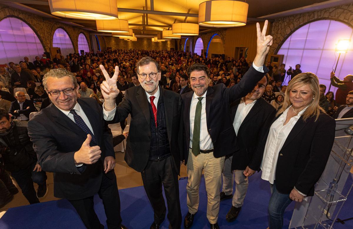 Rajoy apadrina a Luis Barcala