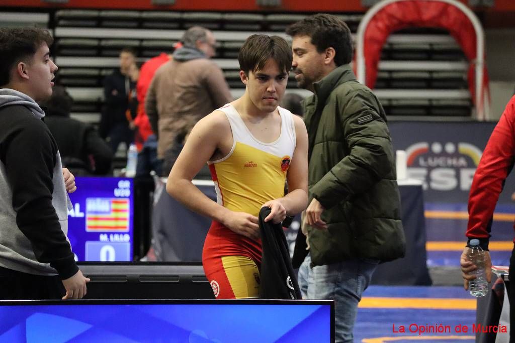 Los deportistas murcianos en el Campeonato de España de lucha