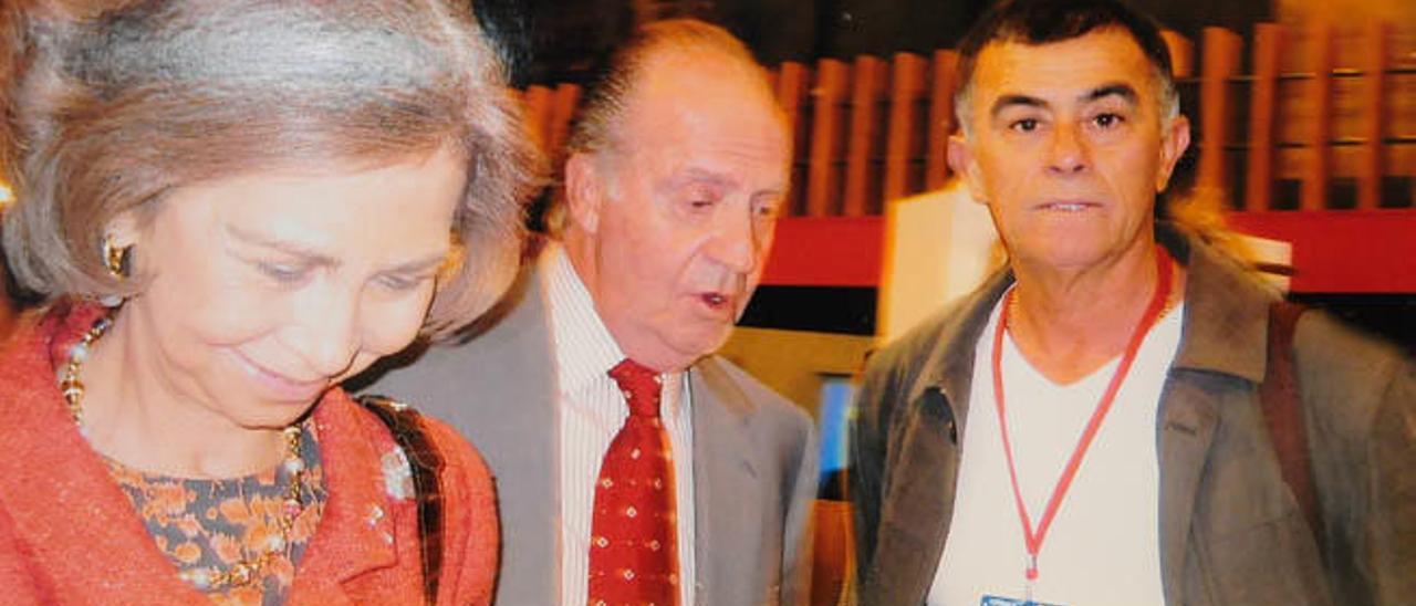 Con Don Juan Carlos y Doña Sofía