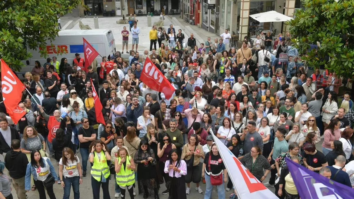 El comercio de alimentación sale a la calle por un convenio justo