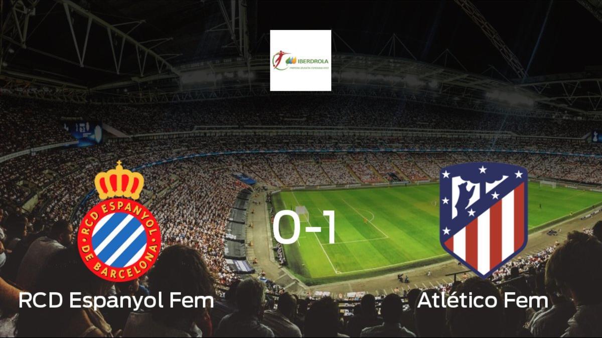 El Atlético de Madrid Femenino se lleva tres puntos a casa después de derrotar 0-1 al Espanyol