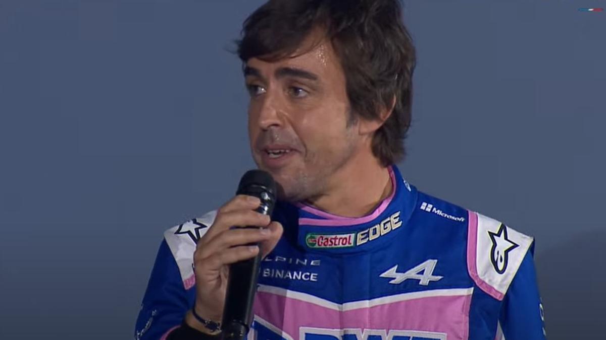 Alonso confía en una buena temporada de F1 en la presentación del coche de Alpine