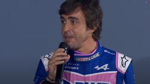 Alonso confía en una buena temporada de F1 en la presentación del coche de Alpine