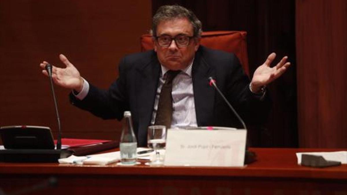 Jordi Pujol Ferrusola, en el Parlament en febrero del 2015.