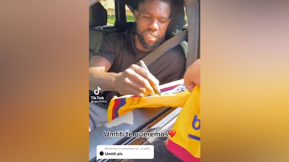 La respuesta de Umtiti a un aficionado sobre su situación en el Barça: "Es la vida"