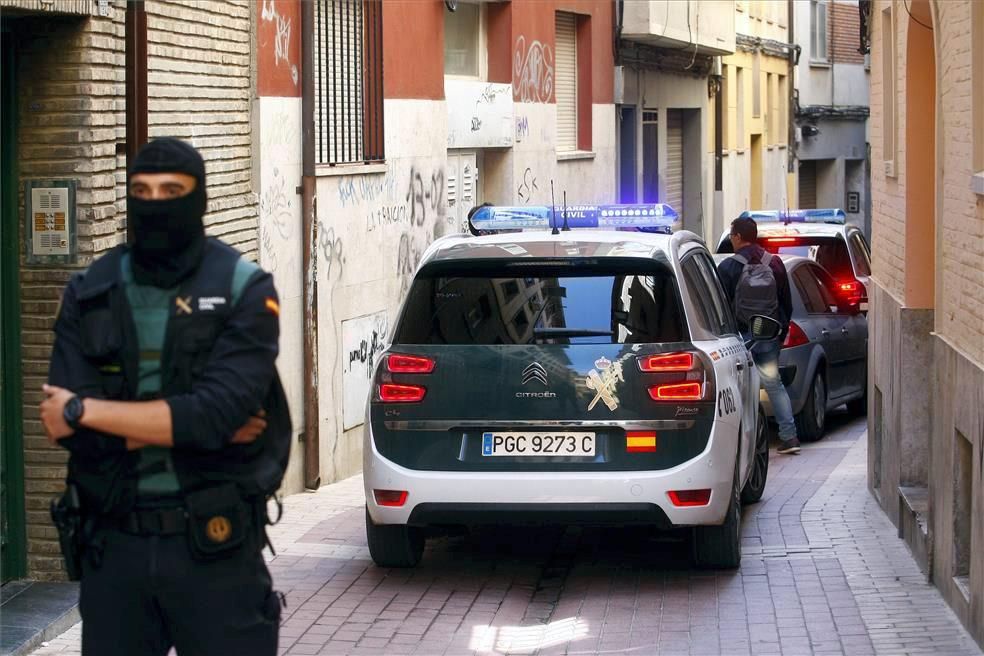 Operación contra el narcotráfico y el blanqueo de capitales en Zaragoza