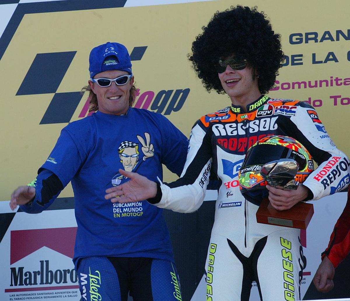 20 años del debut de Valentino Rossi en imágenes