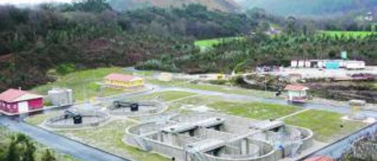 La depuradora del Valle de San Jorge de Llanes, en Frieras.