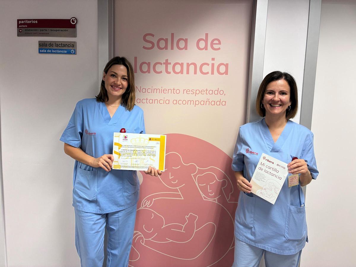 Natalia Méndez y Carmen Rodríguez, responsables del Hospital Universitario del Vinalopó en Elche