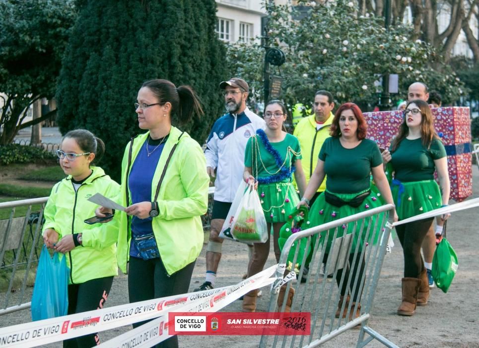 Cerca de 5.000 corredores toman la salida de la Alameda unas horas antes de la Nochevieja